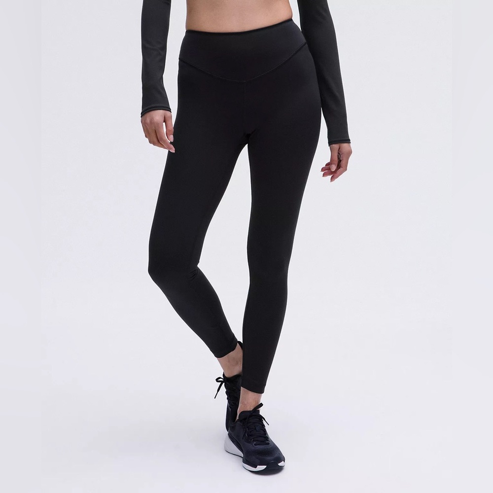 Lululemon- Size 16- Black-  Wunder Under Nulux High-Rise Tight 25"